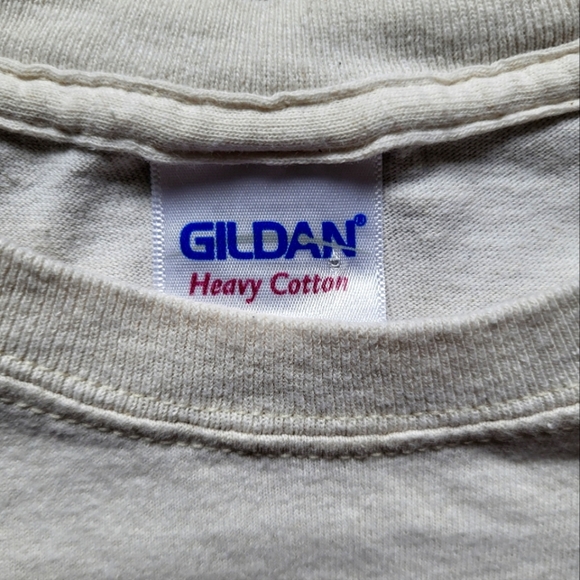 Florida Georgia Line Band Tee Small White Gildan Heavy Cotton Country Shirt B20 - Picture 3 of 5